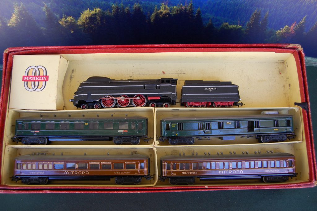Märklin HO Train Pack SK 851/4 N, very RARE, dated 1949, 100 original